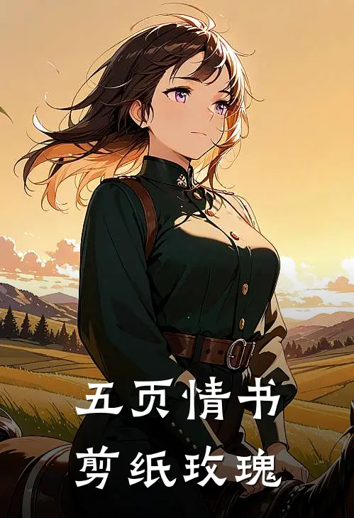 五页情书 剪纸玫瑰