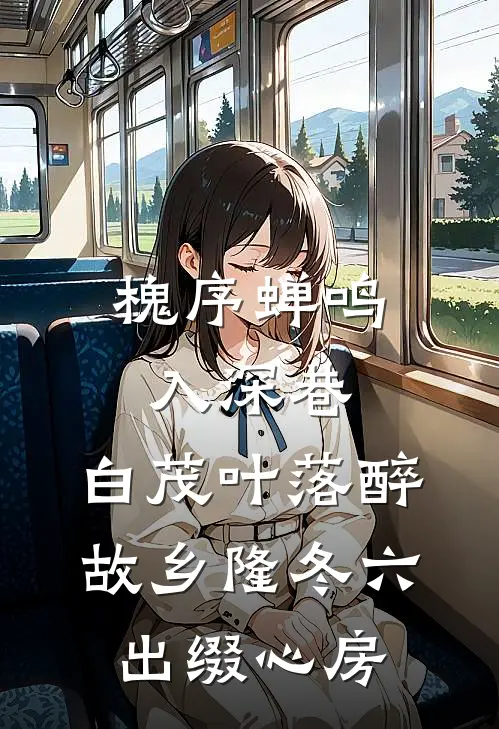 槐序蝉鸣入深巷,白茂叶落醉故乡隆冬六出缀心房